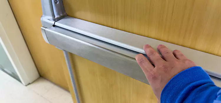 Installing a Push Bar on a Door Ocala